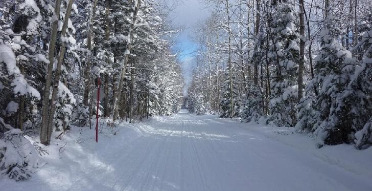 Un sentier de quad et de motoneige de 4