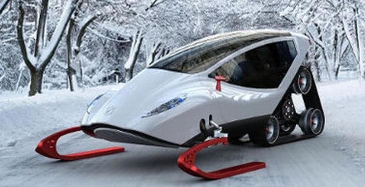 Motoneige nouveau genre : le concept