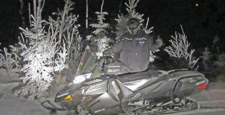 Fêter l'arrivée de 2015 dans le sentier!
