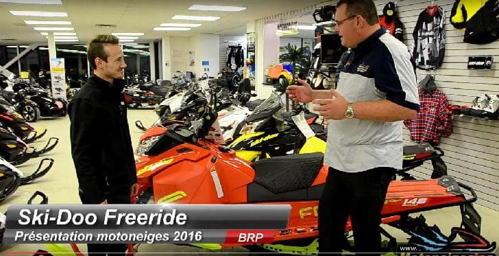 Présentation Ski-Doo Freeride 2016 [Vidéo]