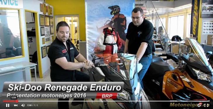 Présentation Ski-Doo Enduro 2016