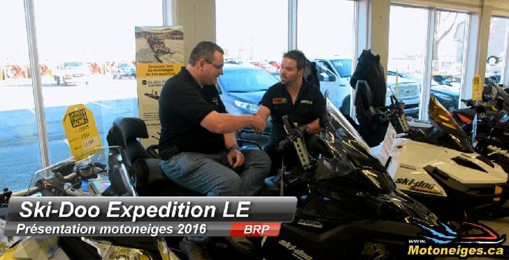 Présentation Ski-Doo Expedition LE 2016