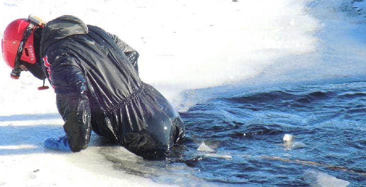 Soyez vigilants sur la glace