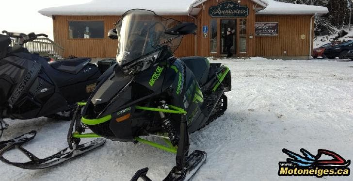 Début des essais de la motoneige Arctic Cat XF 9000 Cross Country Limited 2017