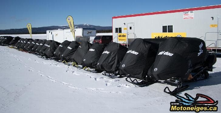 Essais de motoneige Ski-Doo 2017 chez Contant Sainte-Agathe