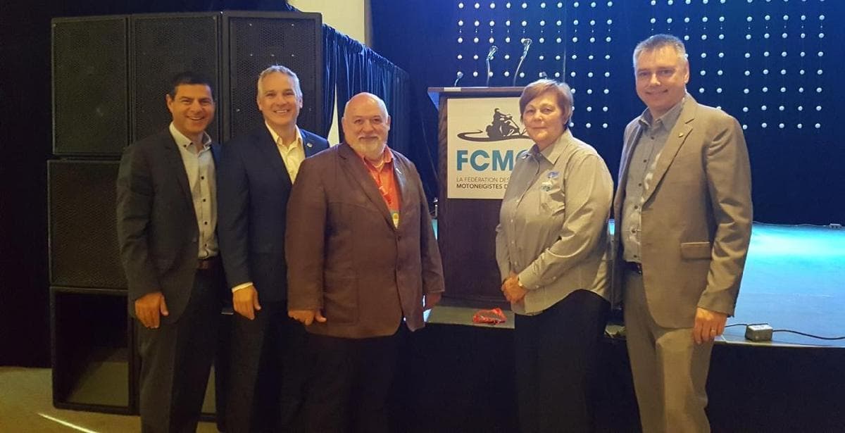 Ouverture du 43e congrès de la Fédération des clubs de motoneigistes du Québec (FCMQ)