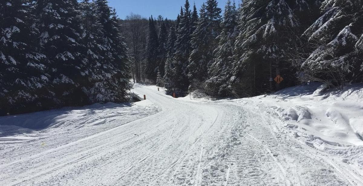 Conditions de sentiers à l’entrée des Cantons-de-l’Est