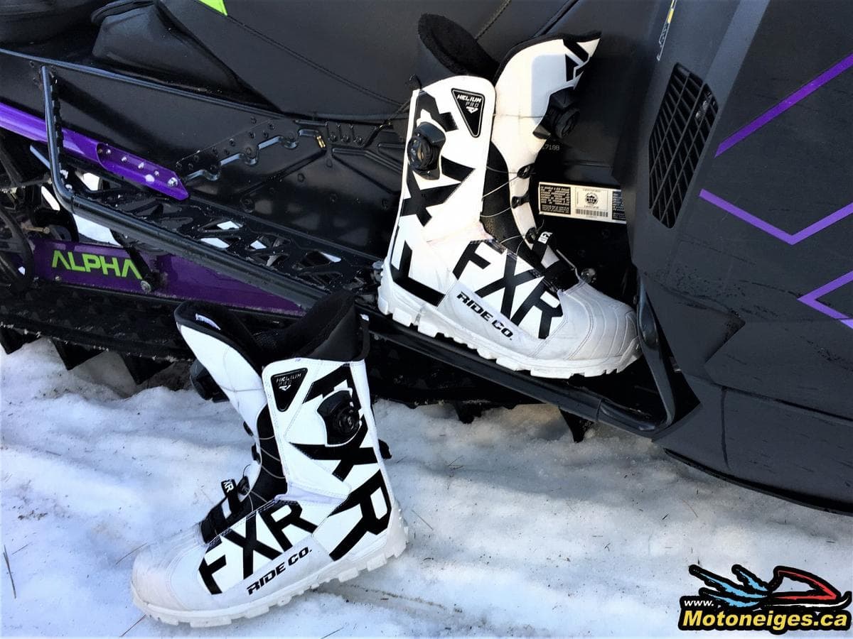 Essai : Bottes FXR Helium Pro BOA - motoneiges - motoneigistes