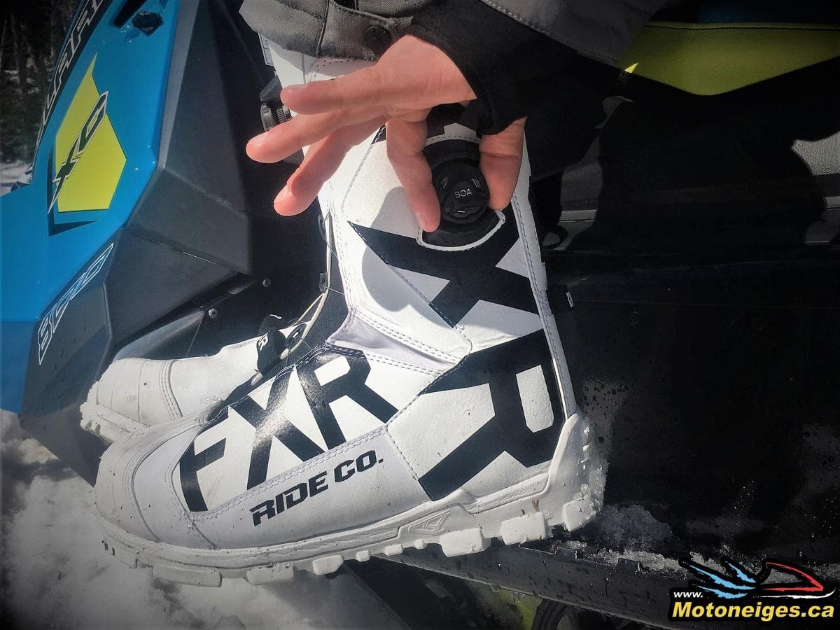 Essai : Bottes FXR Helium Pro BOA - motoneiges - motoneigistes