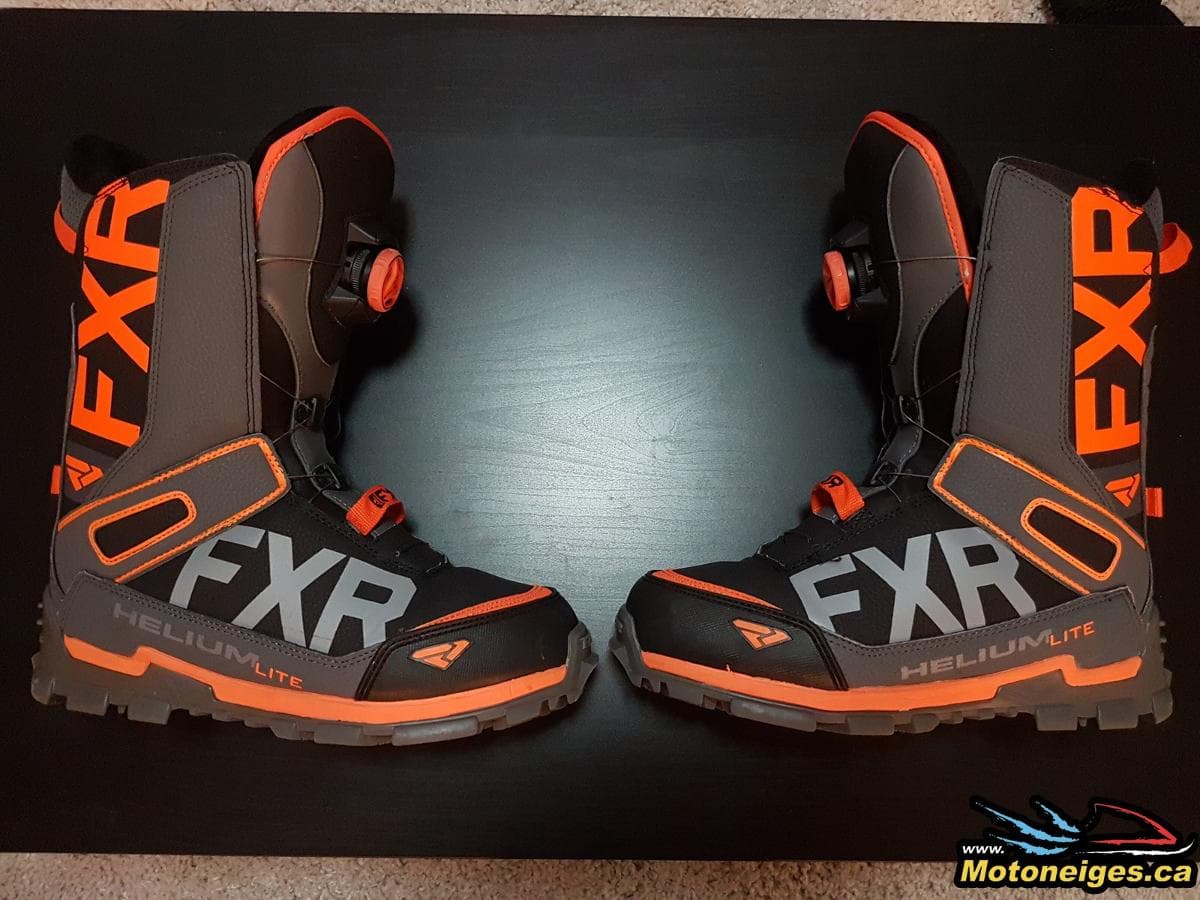 Les bottes HELIUM LITE BOA de FXR - motoneiges - motoneigistes