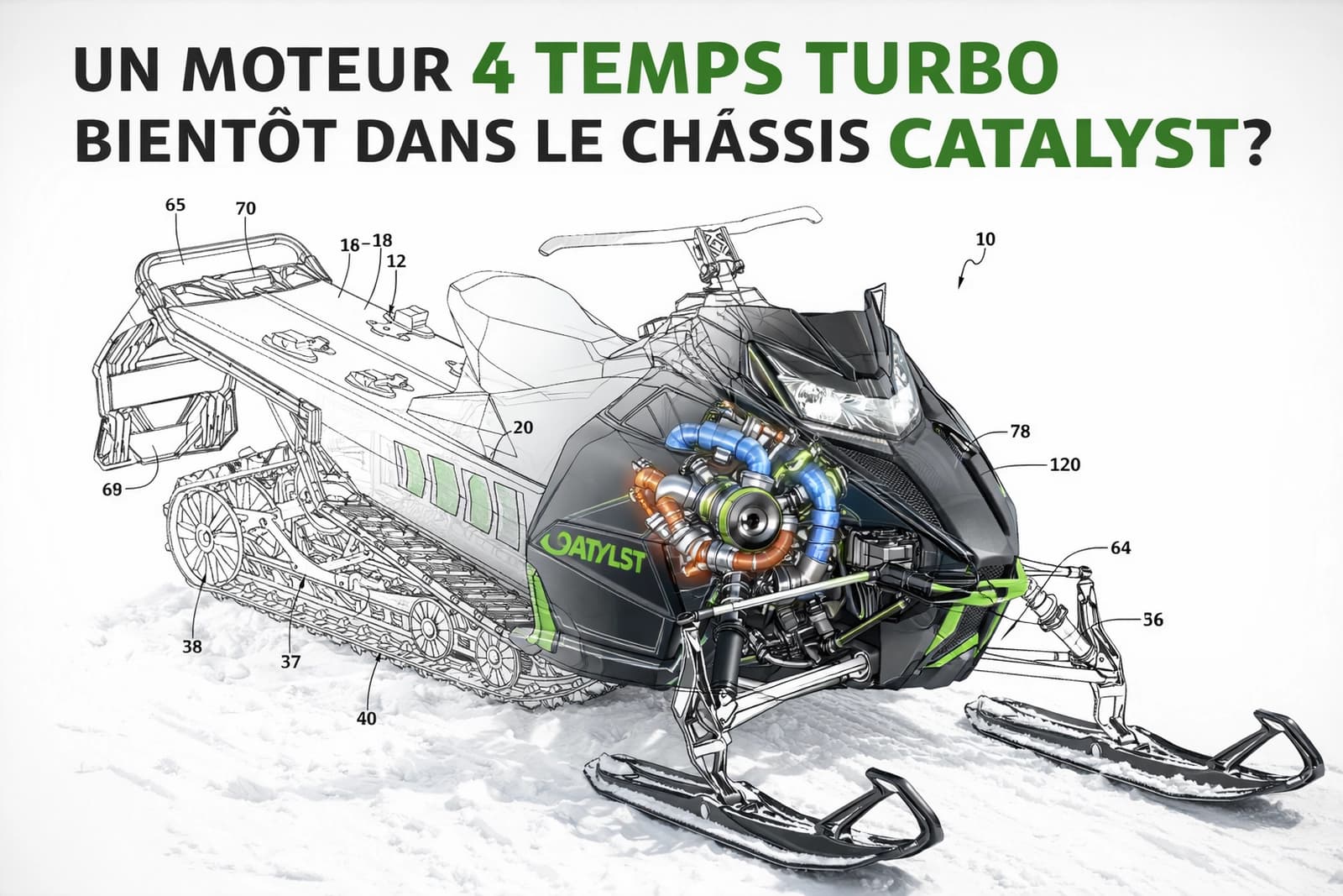 Et si Arctic Cat préparait un moteur 4 temps turbo pour le Catalyst