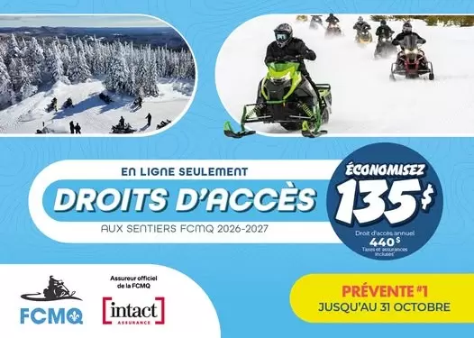 Motoneiges.ca: pré-vente 2026-27 Motoneige Québec