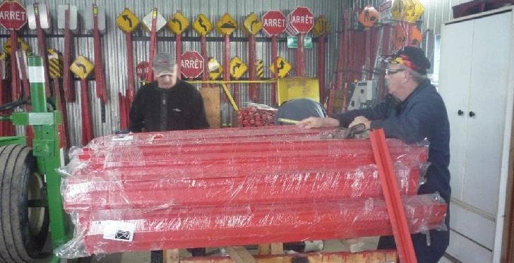 Le Club Bon Vivant fait l'essai de balise en plastique (Nylon)