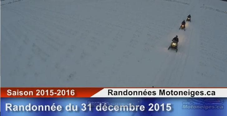 Dernière randonnée de 2015 pour nos collaborateurs de Motoneiges.Ca (Vidéo)