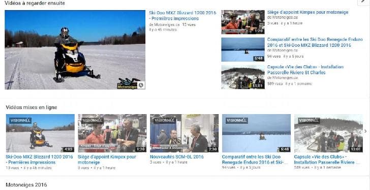 Découvrez la chaîne YouTube de Motoneiges.ca
