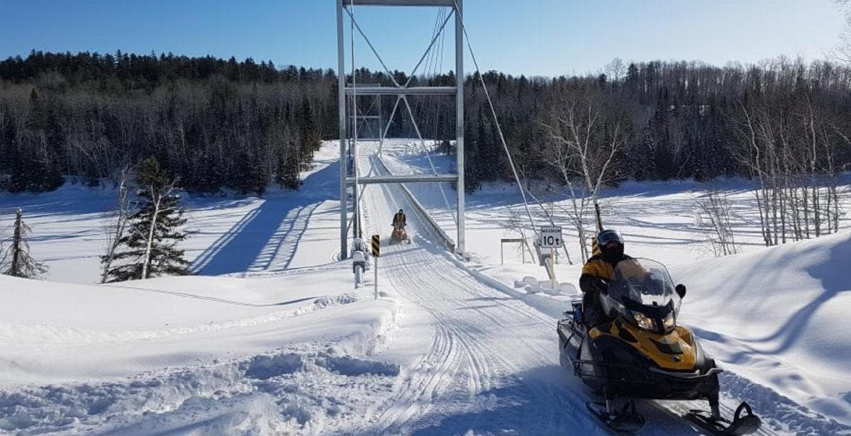Passerelle du 49e : prêt pour toute une saison de motoneige