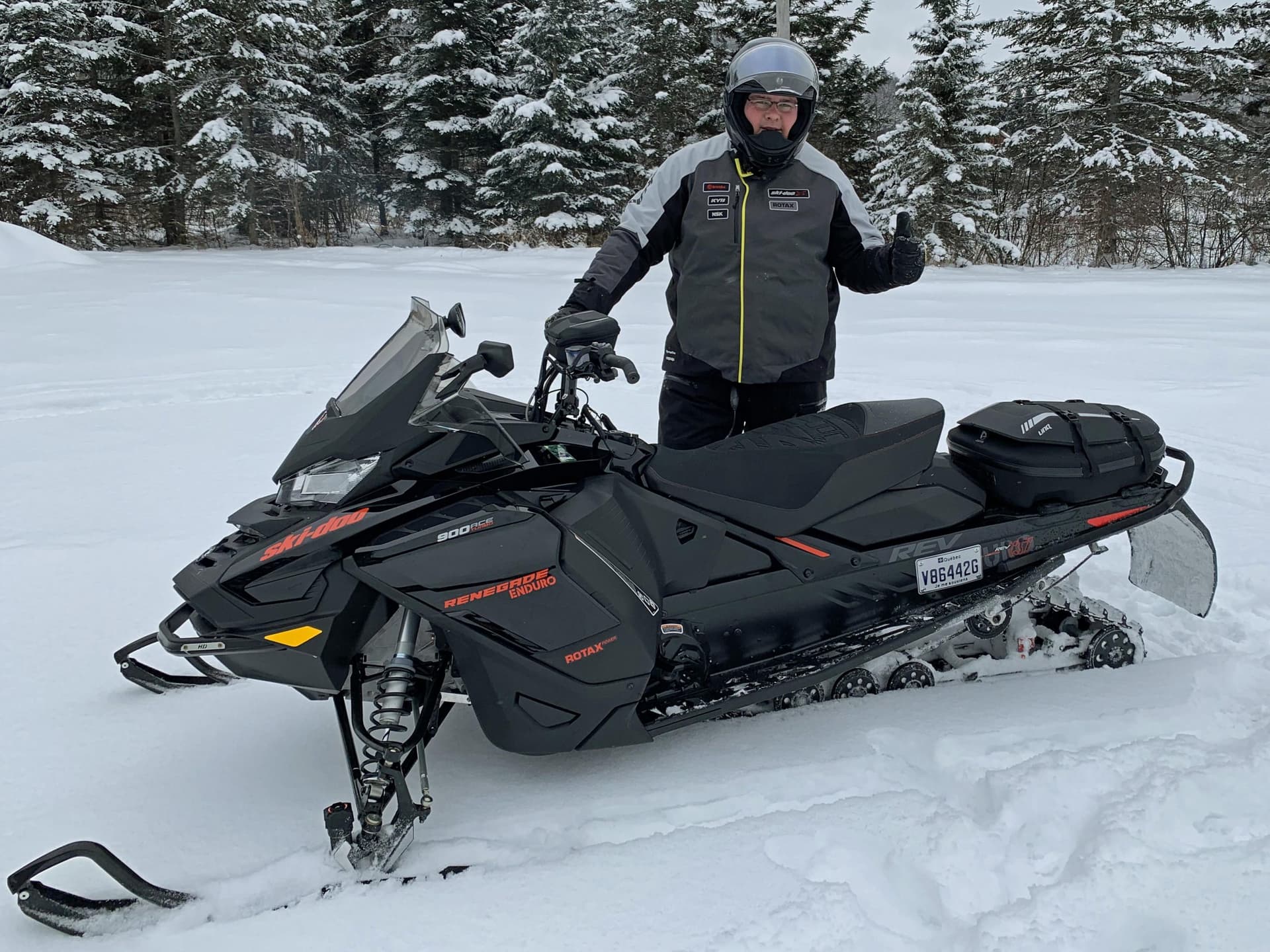 Essai du sac Adventure LinQ et du sac de guidon Ski-Doo