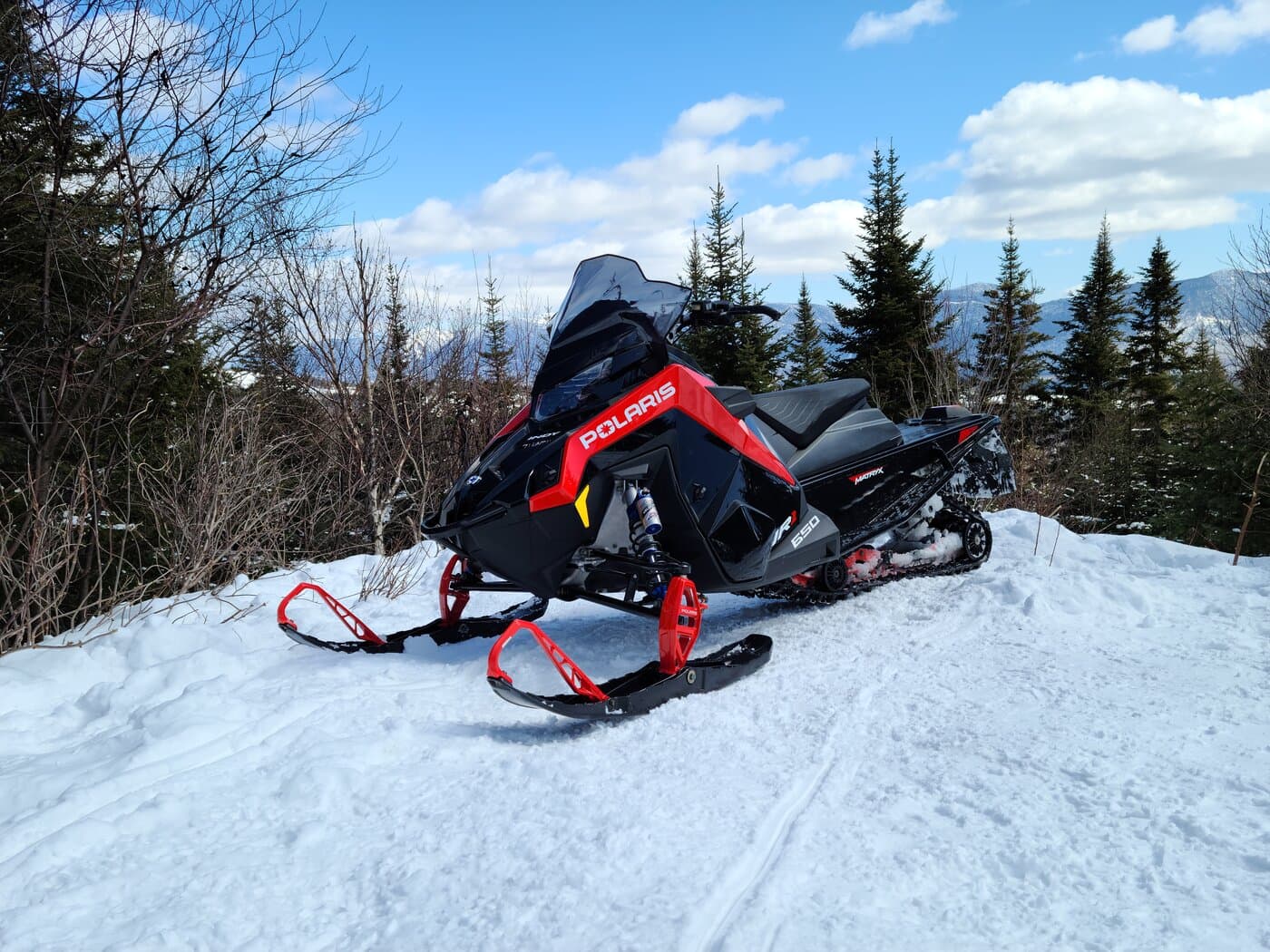 Essai de la Polaris 650 Indy VR1 2021