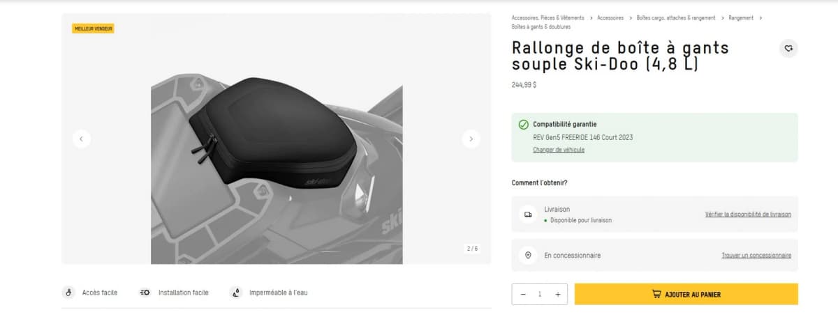 Summit X avec ensemble Expert 165 Turbo R 2026