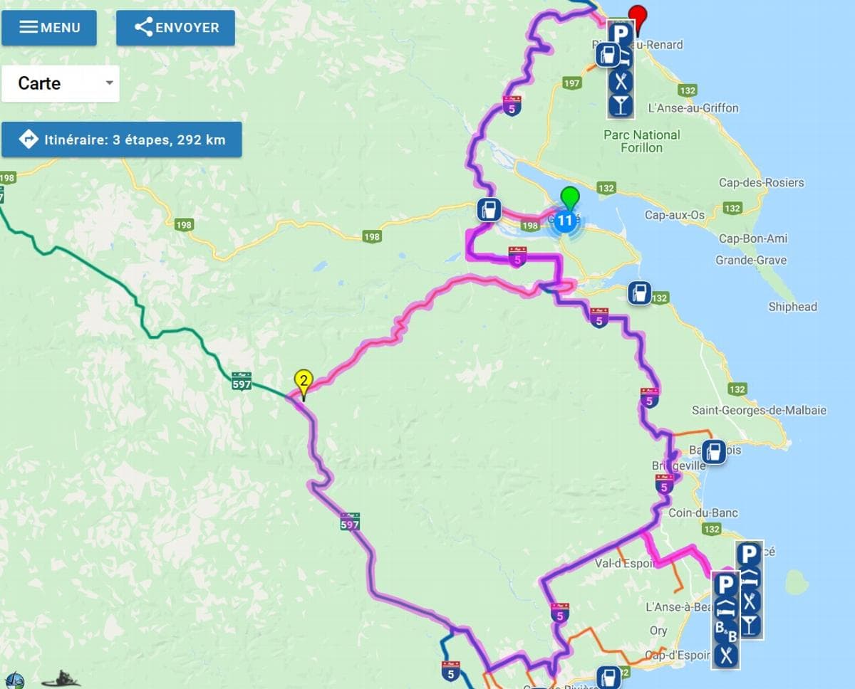 La Gaspésie en 3 jours?! Est-ce possible?? - motoneiges - motoneigistes La Gaspésie en 3 jours?! Est-ce possible?? - motoneiges - motoneigistes