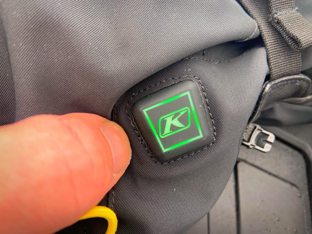 bouton de contrôle de chaleur et indicatif lumineux