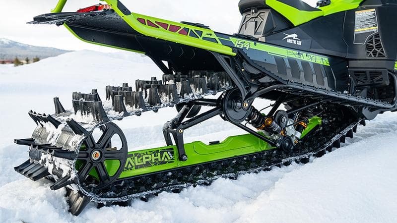 Suspension arrière sur la m 858 alpha one sno pro