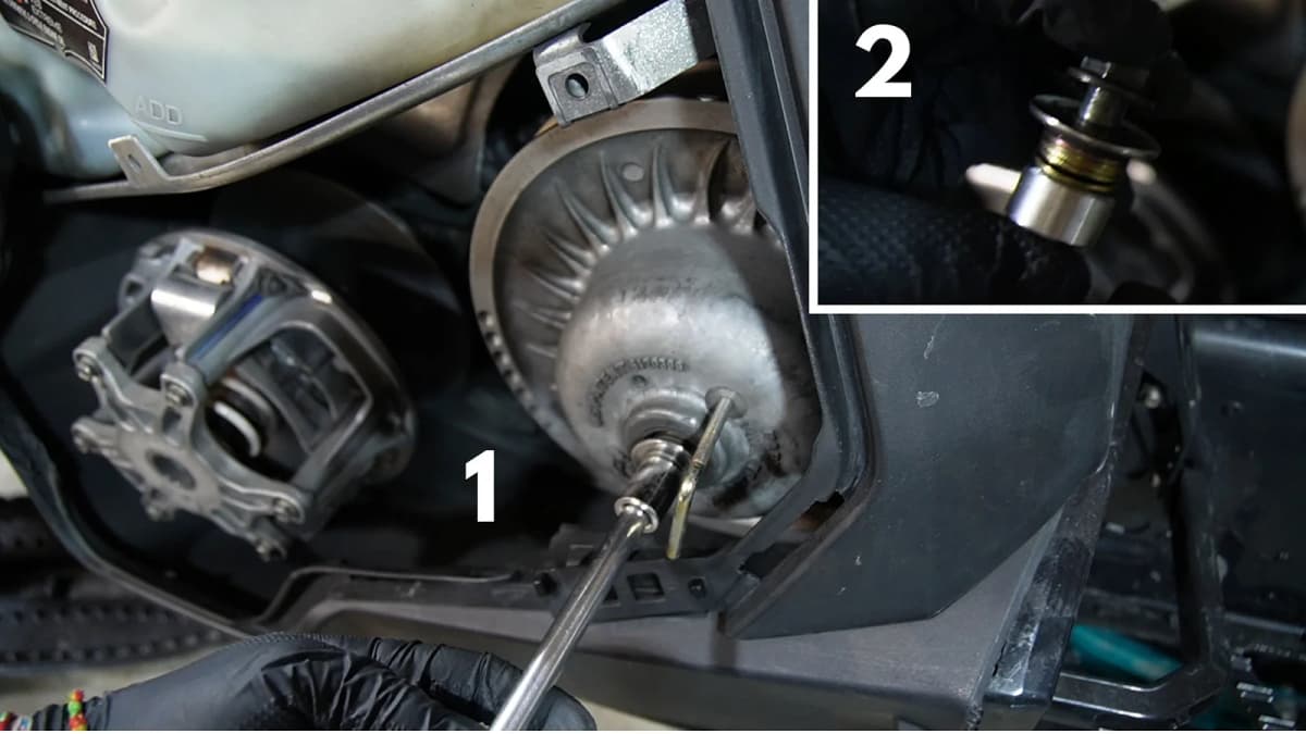 Remplacement de la chenille Polaris Matryx RMK Khaos SLASH 9R