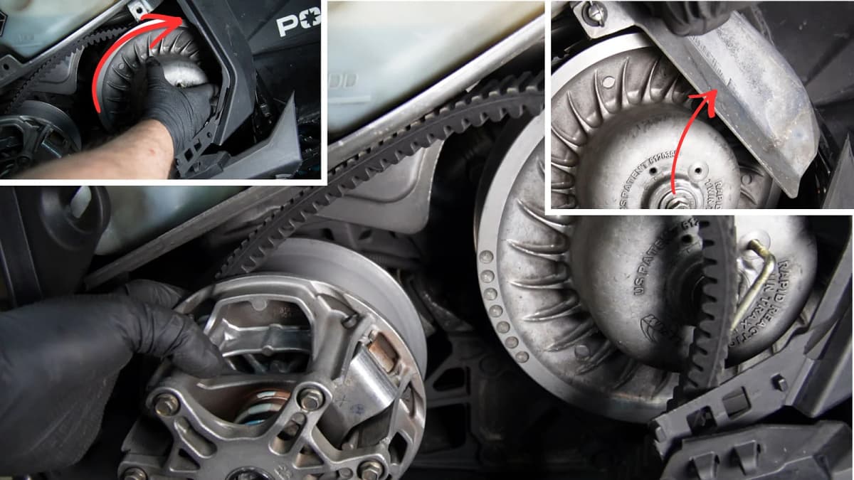 Remplacement de la chenille Polaris Matryx RMK Khaos SLASH 9R
