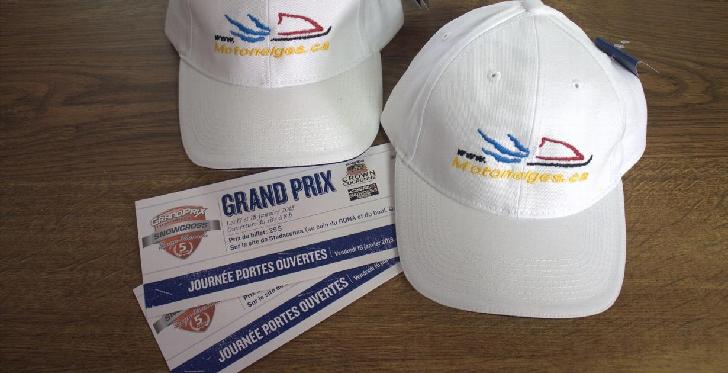 Gagnez deux casquettes Motoneiges.ca et deux laissez-passer pour le Grand Prix de Rouyn-Noranda