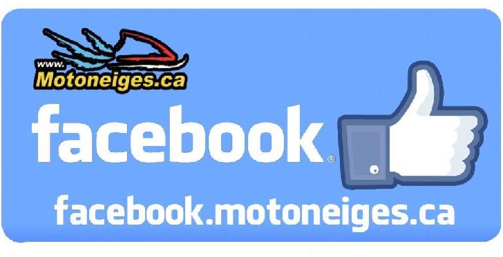 La page Facebook de Motoneiges.ca dépasse le cap des 15000 fans !