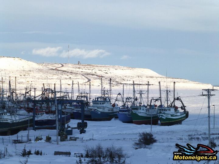 En motoneige de HavreSaintPierre à BlancSablon Magazine Motoneiges.ca