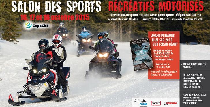 Concours : Gagnez votre entrée au Salon des Sports Récréatifs Motorisés de Québec