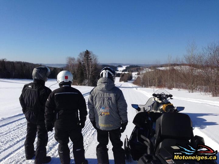 Motoneige Randonnée Nouveau-Brunswick 24 au 27 février 2015