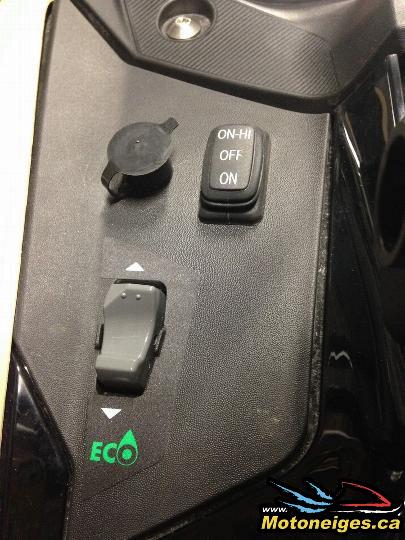 Photo qui montre l’interrupteur qui contrôle les 3 modes de fonctionnement