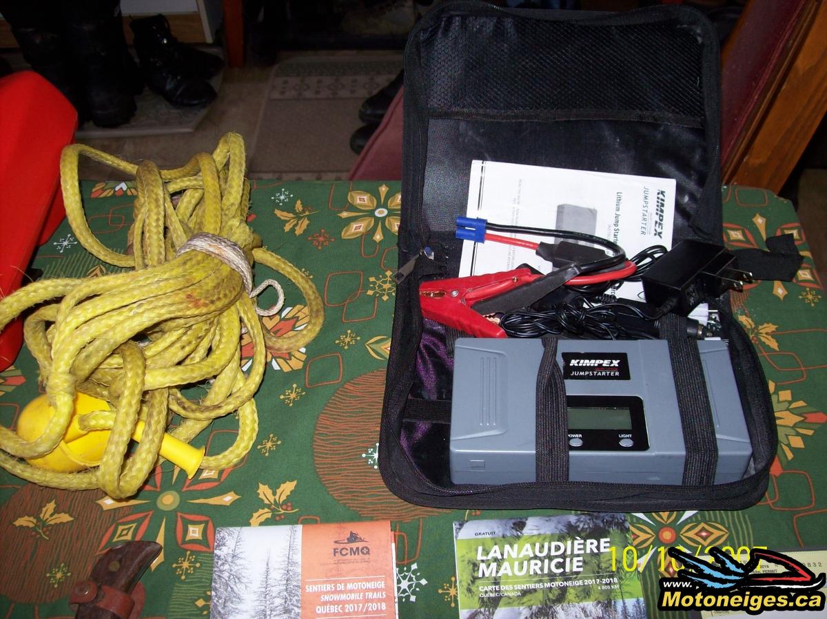 Quoi apporter pour une randonnée de motoneige sécuritaire