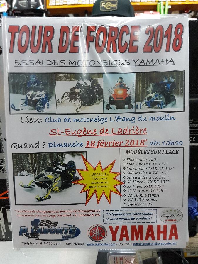 Tour de Force 2018 à St-Eugène de Ladrière