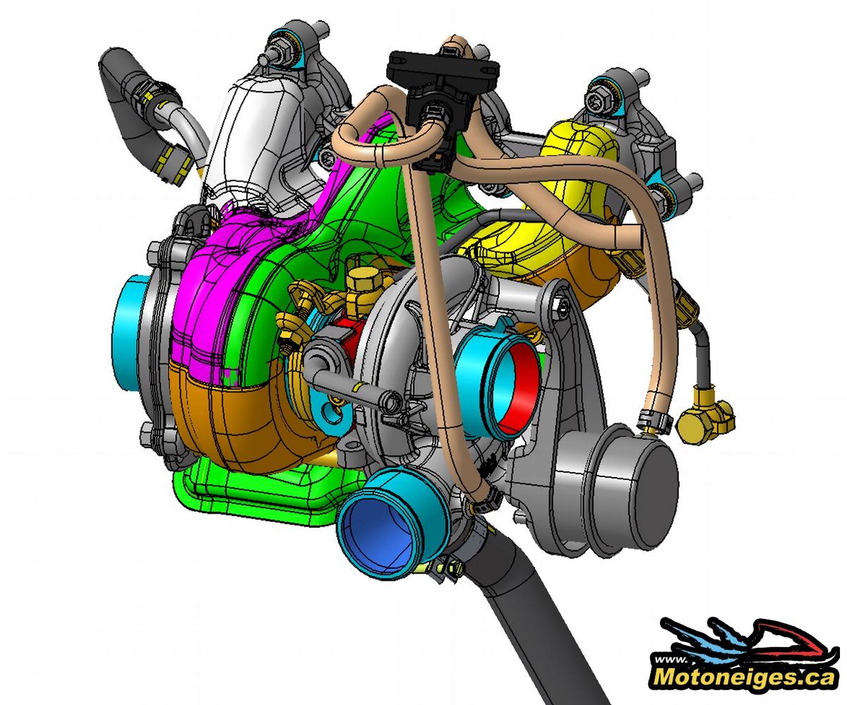Rotax 900 ACE Turbo - Moteur Engine Ski-Doo Motoneige Snowmobile
