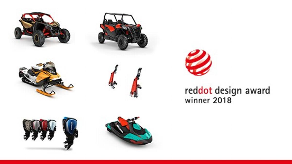 BRP Receives Six Red Dot Product Design Awards snowmobile 
