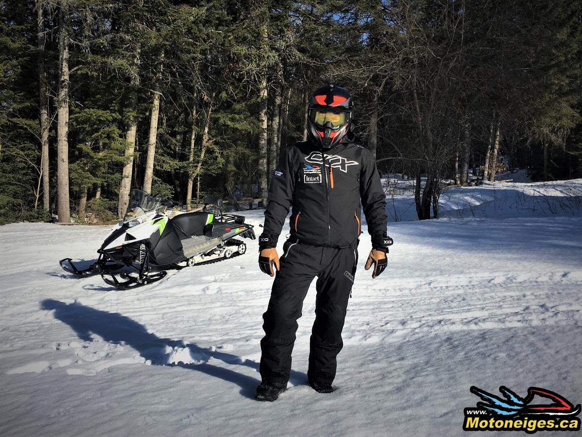 Found out why I trust CKX to dress me from head to toe! snowmobile 