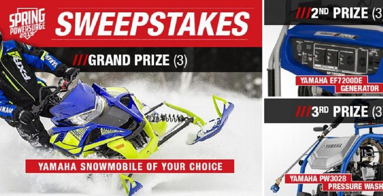 Les gagnants du concours «Printemps Survolté» 2019 de Yamaha ont été annoncés!