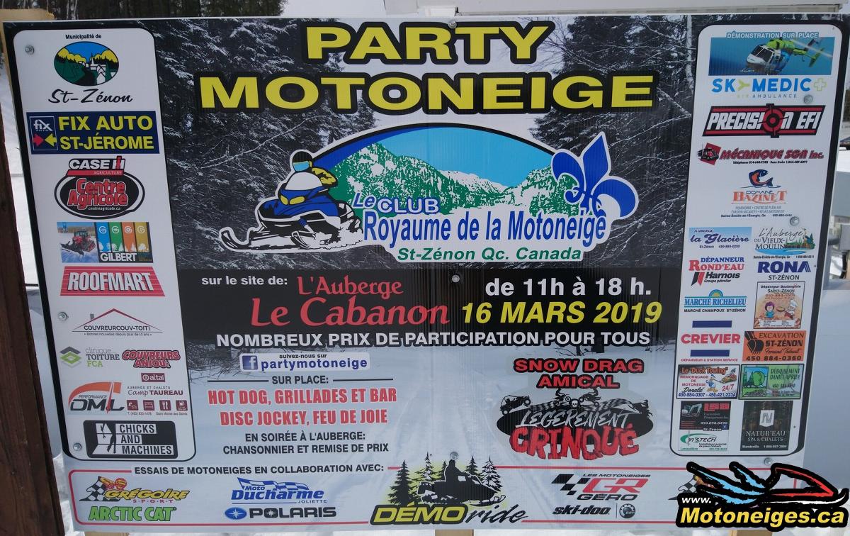 Le Party Motoneige 2019 à St-Zénon, une réussite pour une 2e année consécutive?!