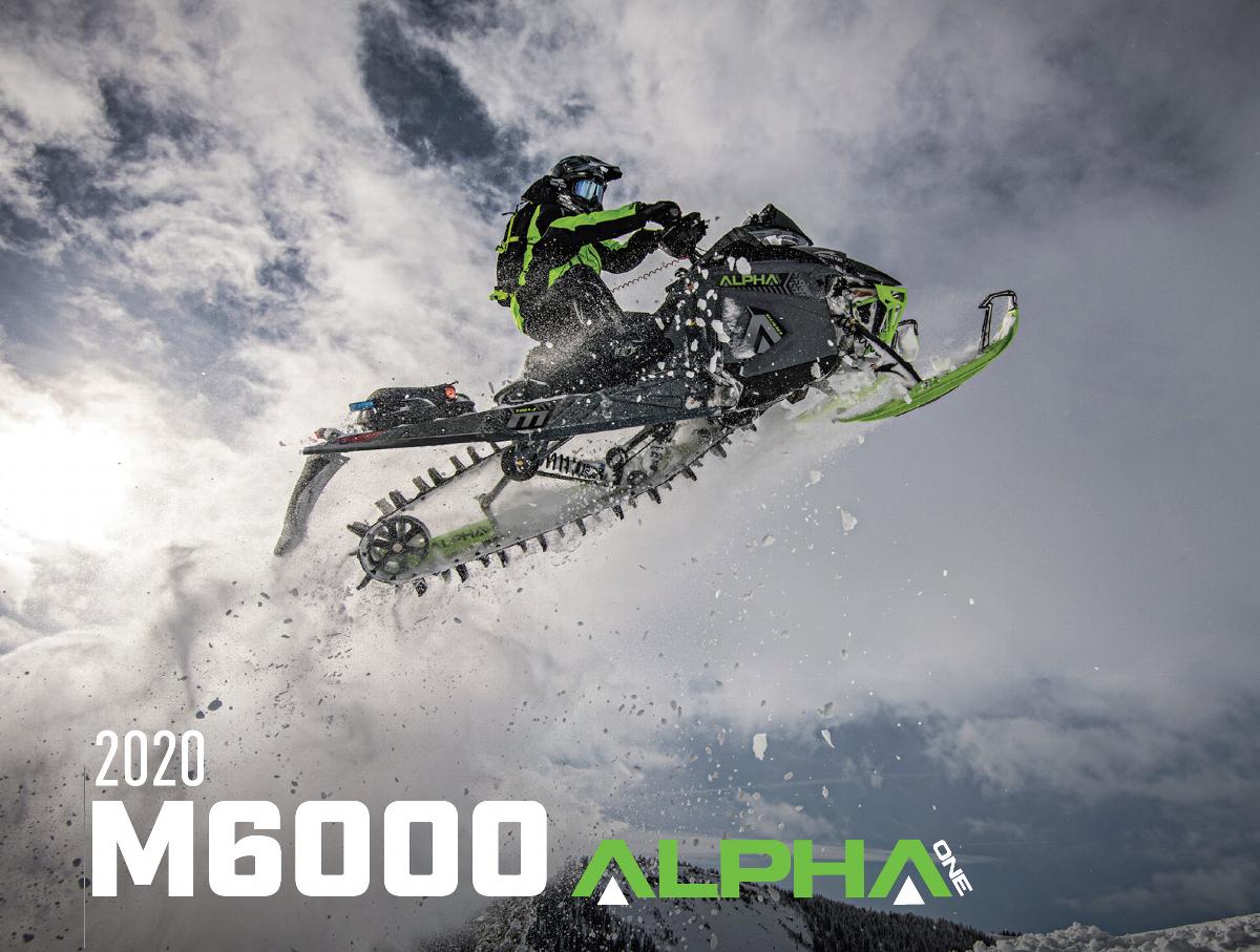 The M6000 Alpha One made its surprise comeback in 2020 - snowmobiles - snowmobilers