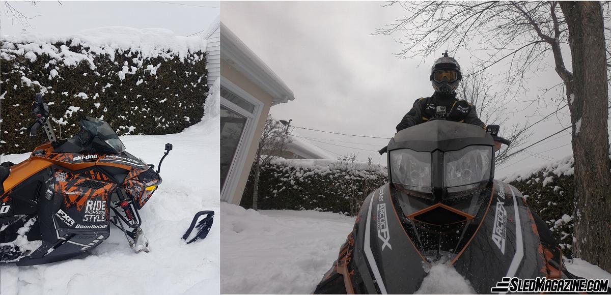 snowmobile gopro bumper mount