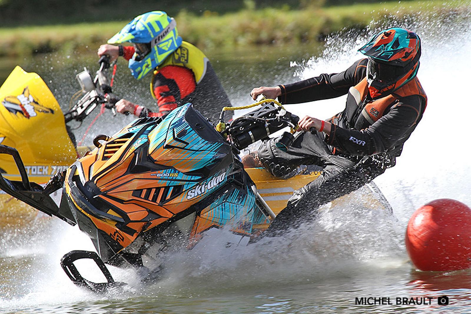 Course de motoneige sur l’eau – Frampton 2020 - Motoneige - Motoneigiste