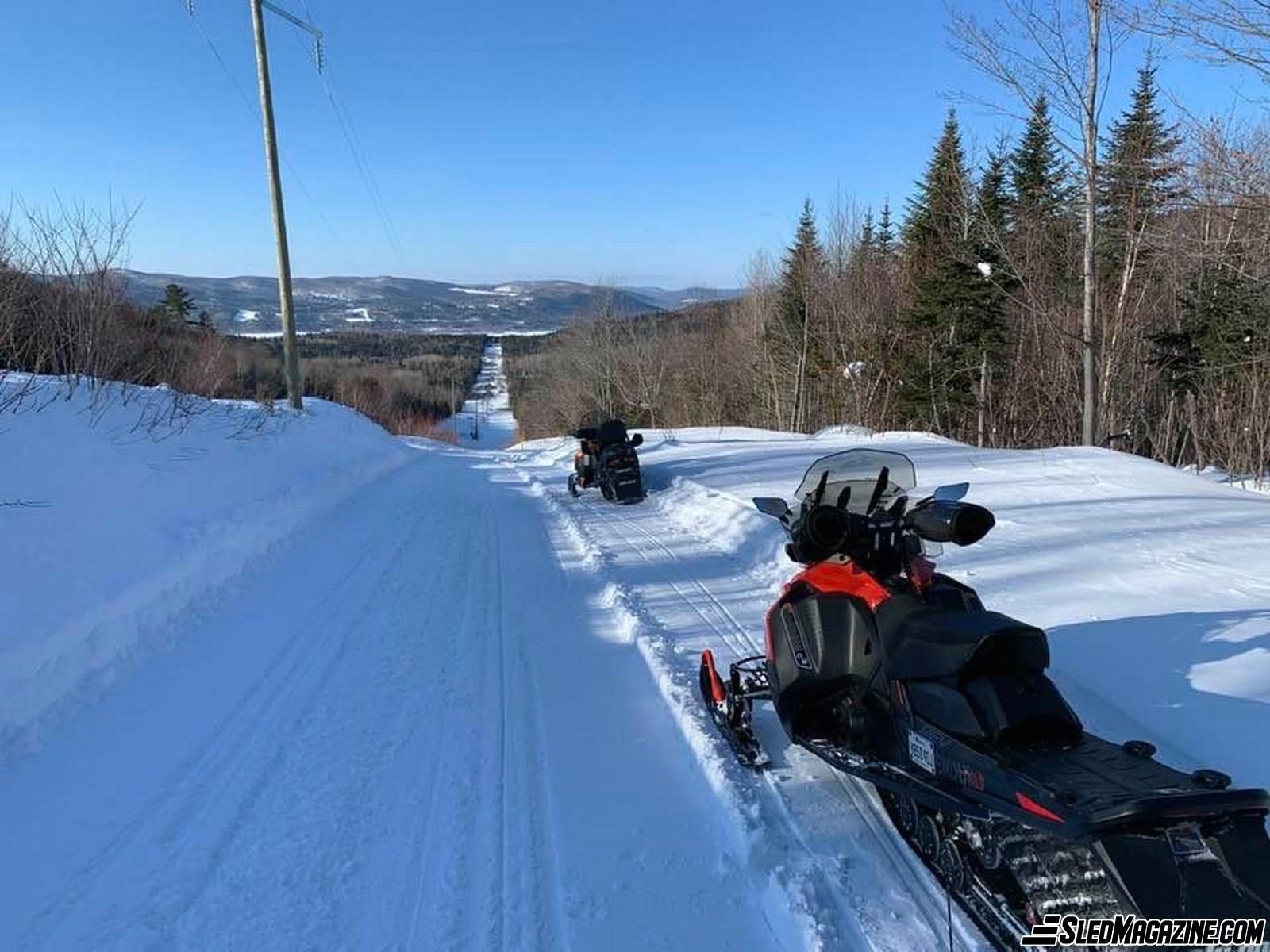 My Fantastic Trip to New Brunswick - Snowmobile - Snowmobiler