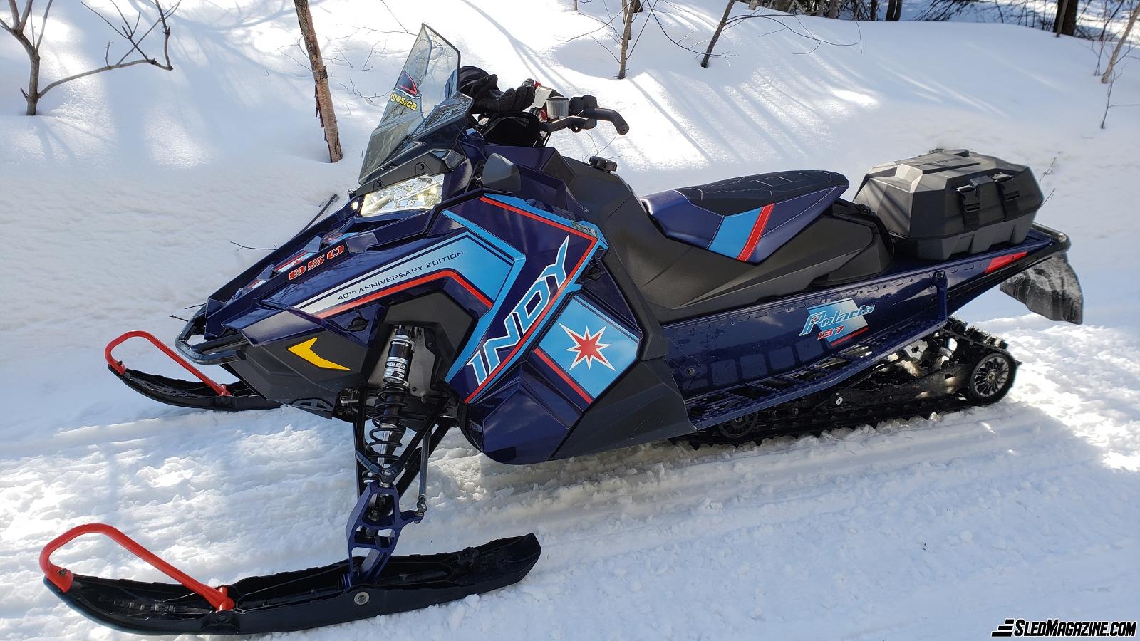 2020 Polaris 850 Indy Adventure 137 — Successful Mix of a Solo Touring and a Sports Model - Snowmobile - Snowmobiler
