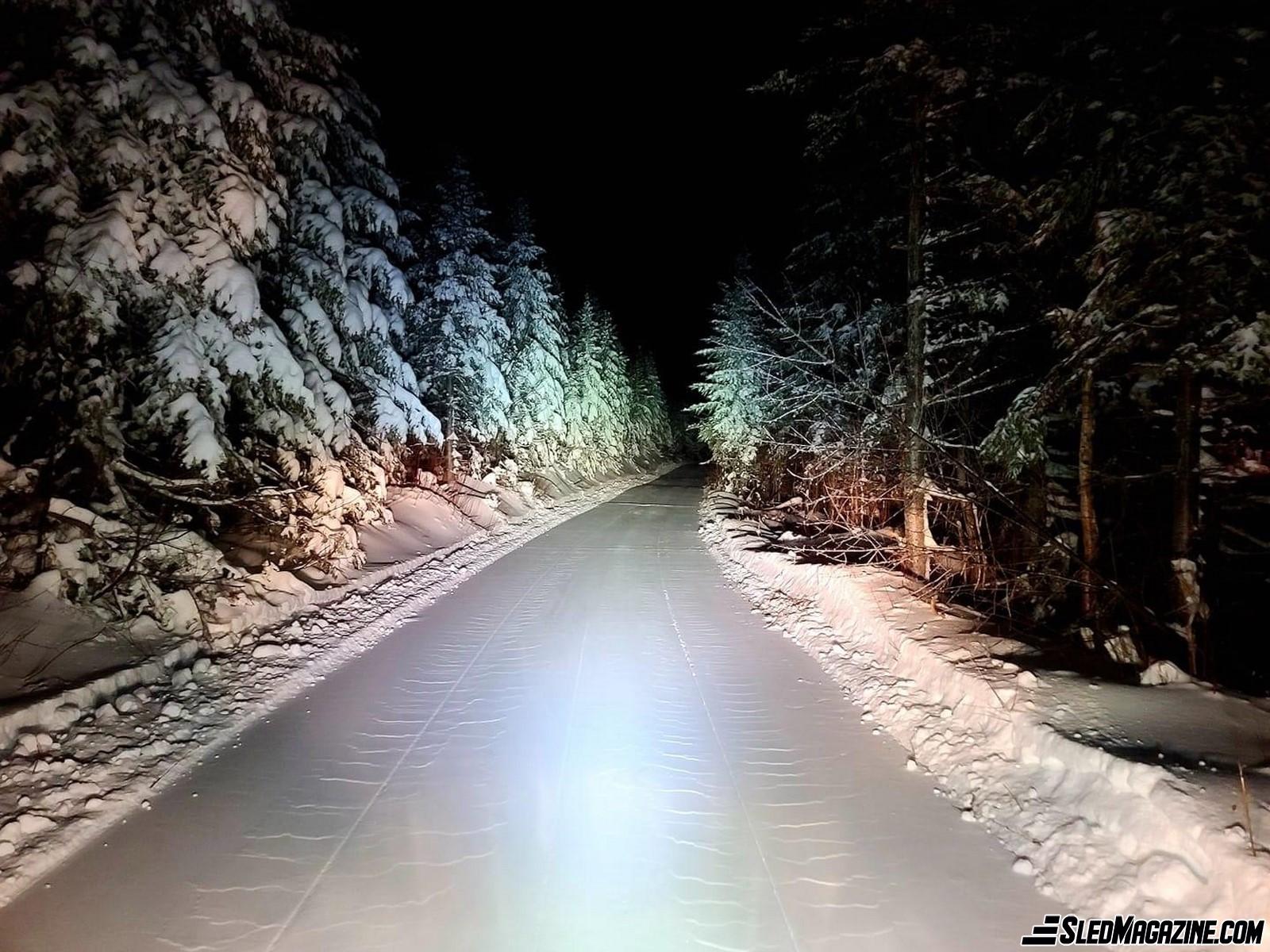 Bright Trails Ahead - Snowmobile - Snowmobiler