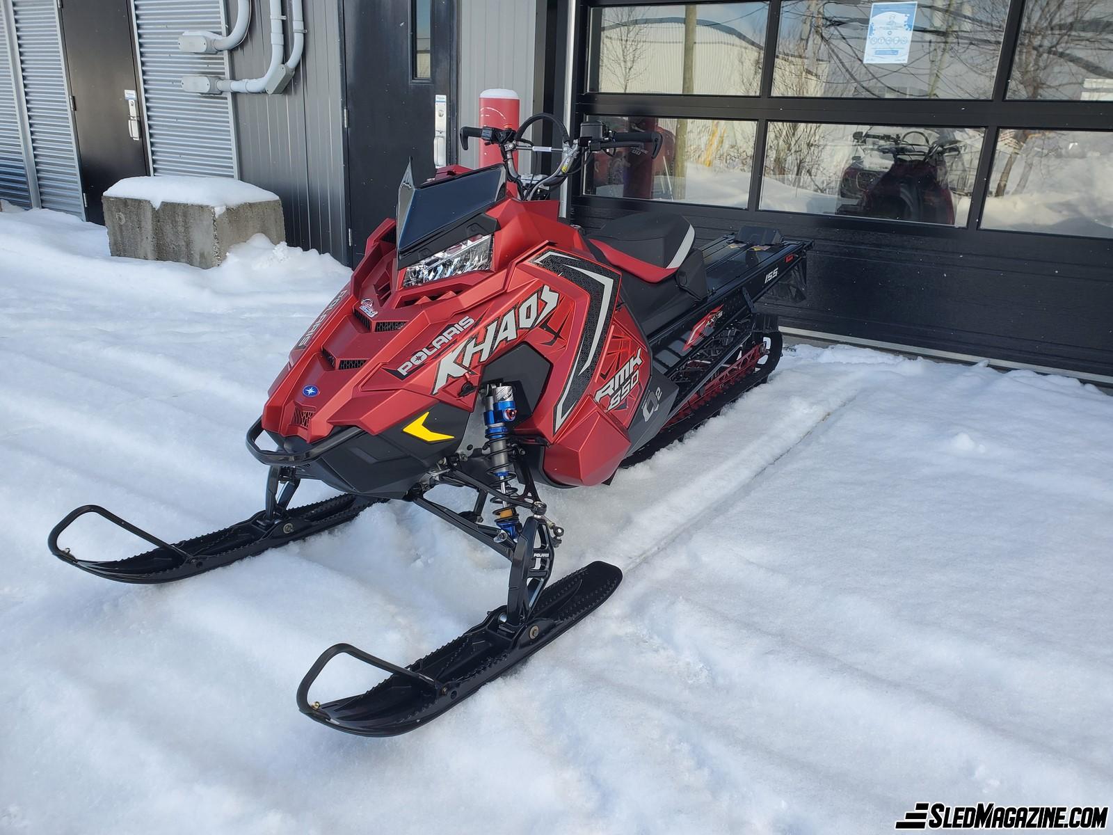 Pre-Ride Analysis - Polaris 850 RMK KHAOS QD2 155 - SledMagazine.com