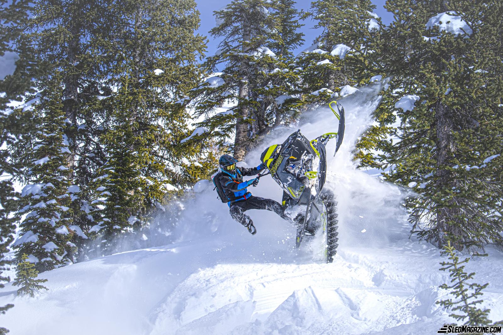 More power in the mountains for the 2022 Polaris snowmobile