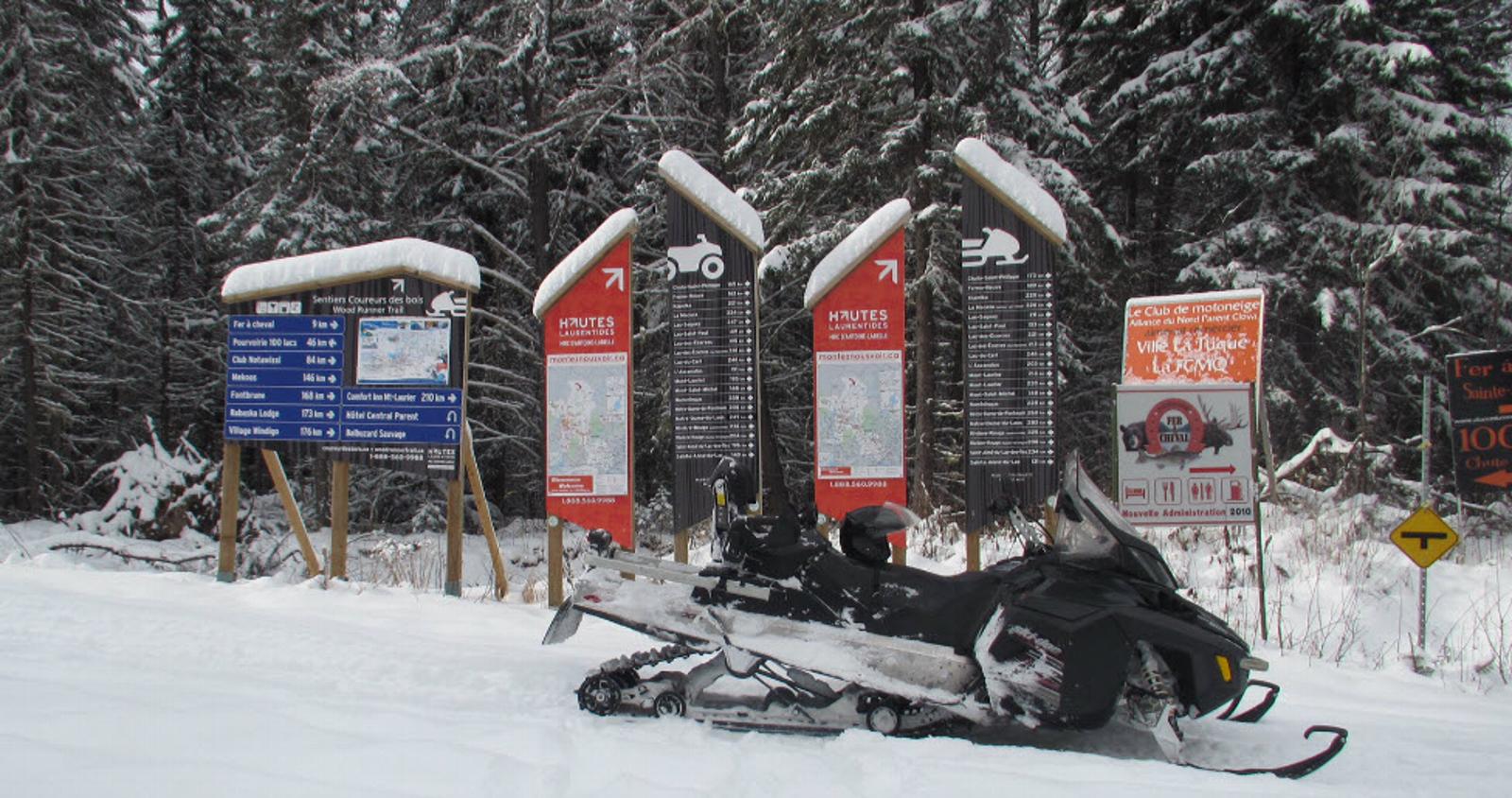 Pourvoirie Fer à Cheval - Snowmobile - Laurentides